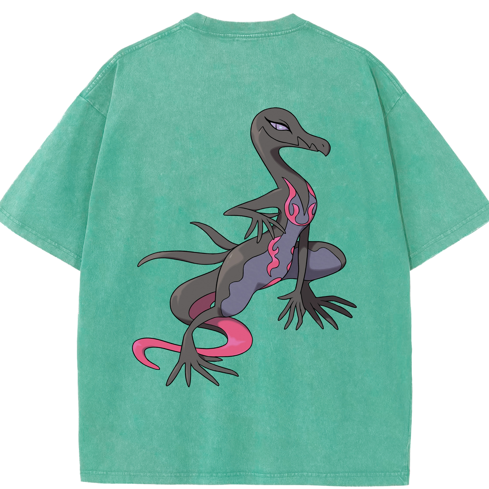 （画像用） ポケットモンスター Pokémon 綿100% ヴィンテージ風 半袖Tシャツ（背面プリント）